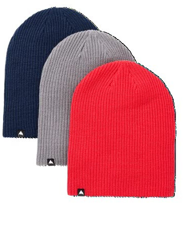 Burton Unisex-Erwachsene Recycelte DND Beanie-Mütze, 3 Stück Stirnband, Kleid Blau/Tomaten/Kelp, One Size