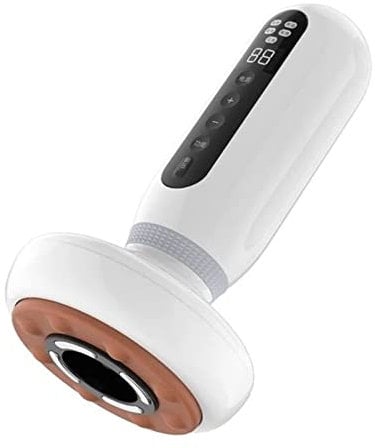 X&Z-XAOY Set per Coppettazione Elettrica Strumento di Massaggio Gua Sha Massaggiatore Anticellulite Strumenti di Raschiatura Portatili con Il Calore Macchina Ricaricabile per La Terapia del Vuoto