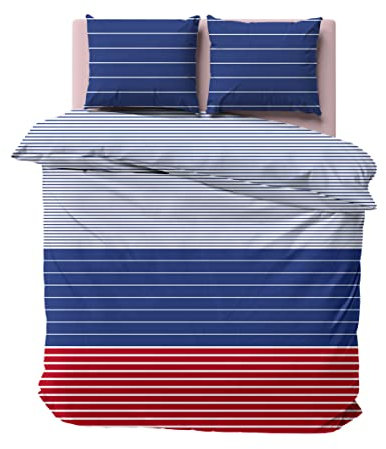 NAUTICA Home Moonrise BETTWÄSCHE Set 100% Baumwolle 200x200cm +2X 80x80 Kissenbezug