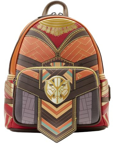 Loungefly Marvel Black Panther Okoye Cosplay Mini Rucksack, Hellbraun, mini, Mini Rucksack