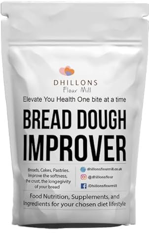 Premium Bread/Dough Improver 200g(120 loaves of bread) | All grain flour dough enhancer, gives strength to flours, improves rise, softness, texture and longevity, from Dhillons Flour Mill,
