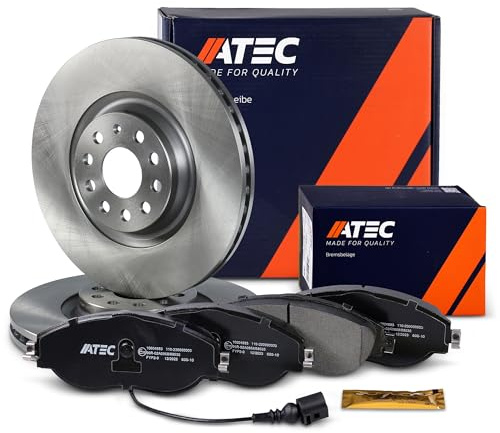 ATEC Germany Bremsenset Vorderachse inkl. Bremsscheiben Ø 340 mm Belüftet +