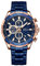 CRRJU Uhr Herren Chronographen Armbanduhr für Männer Wasserdicht Edelstahlarmband Business Analog Quarzuhr Mann Uhren (Blau)