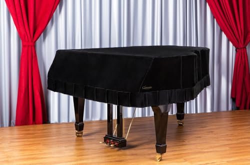 Flügel Abdeckung für Steinway Modell B, Anthrazitschwarz