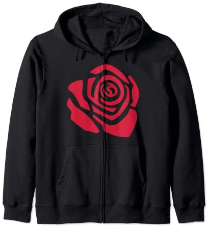 Rugby Red Rose T-shirt Lancashire England Kapuzenjacke