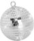 Spiegel-Discokugel, 15 cm, ideal für Partys oder DJ-Lichteffekt, Weihnachten