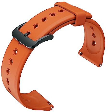 Ticwatch Pro 5 Smartwatch-Armband, 24 mm breit, Silikon-Uhrenarmband, Schnellentriegelung, echtes Uhrenarmband nur für Pro 5 Uhr, Umweltfreundliches Silikon, Achat