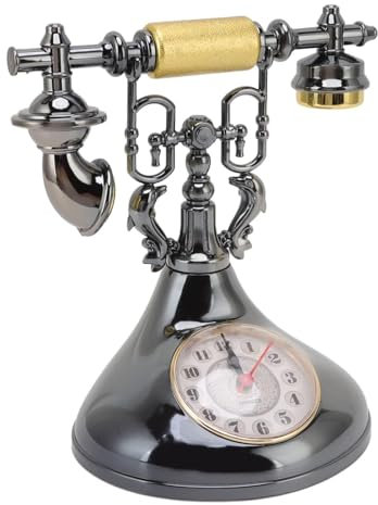 HERCHR Retro Telefon, Altes Mit Wählscheibe Festnetztelefon Retro, Antike Deko Drehscheiben, Retro Festnetztelefone Vintage Nostalgie Telefon Für Home Office Dekoration