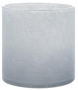 blomus Windlicht -SAGA- | Kerzenhalter aus Glas | Farbe Tradewinds | Größe M | Ø12 x 12H cm | für Innen- und Außendekoration