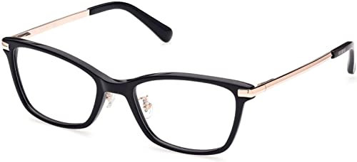 GUESS Brille GU 2890 -D Asian Fit 001 Shiny Black, Shiny Black, 53/19/140, Glänzendes Schwarz, 53/19/140
