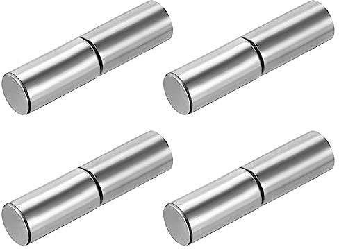 METALLIXITY Saldare Barile Cerniere (32mmx8mm) 4pz, Inossidabile Acciaio Cerniera Perno - per Casa Porta, Cancello, Finestra
