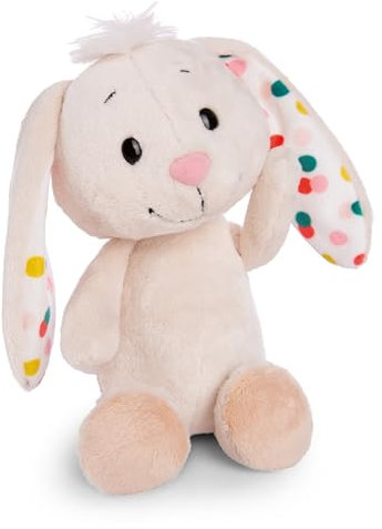 NICI Kuscheltier Hase creme 20cm I Plüschhase mit großen Hängeohren I Plüschtier für Schmusetierliebhaber I Stofftier Hase aus nachhaltiger Produktion – 47727
