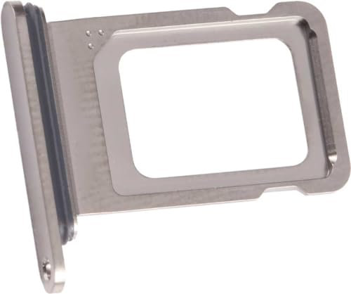 Ersatz Simkartenhalter passend für iPhone 15 Pro, 15 Pro Max (A3102, A3106), Titan