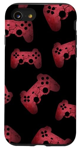 iPhone SE (2020) / 7 / 8 Gamer Gaming Controller Pattern Video Games Boys Teens Case