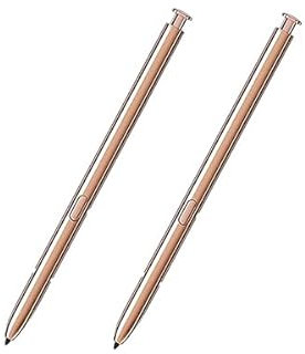 Lot de 2 Stylets de Rechange pour Samsung Galaxy Note 20/Note 20 Ultra S Pen sans Bluetooth (Or Rose)