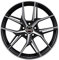4x Borbet Felgen Alufelgen QX 8.5x20 ET30 5x112 black polished matt kompatibel mit Seat Ateca Cupra Formentor Exeo Tarraco