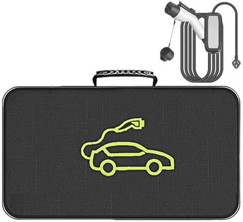Acunny EV Charging Cable Organiser, EV Charging Cable Storage Bag, Portable Charging Cable Organizer EV Cable Bags, Waterproof Oxford Fabric Charger for Electric Cars for Cables, Lines and Hoses