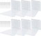 Ayuanb Unsichtbares Bücherregal Wand, Weiß Schwebende Bücherregale, Schwebendes Bücherregal Wand, Unsichtbare Regale, Deko Verstecktes Wandregal Metall für Büro, Schlafzimmer, Küche, 6 er Set