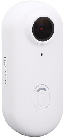 Garsent 1080P Mini Body Camera, Wearable Camera with 360°Rotatable Clip & Magnetic Clip, 120 Minutes for Recording, Lecture, Traveling, Pet Walking and Outdoors Activities