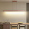 Mikeru Noyer Lampe Pendante, 100cm Plafonnier Suspendu Intensité Variable 10% à 100% Télécommande Bois 3000k/4500k/6500k Luminaires Modernes Pour îlots De Cuisine Pour Le Salon