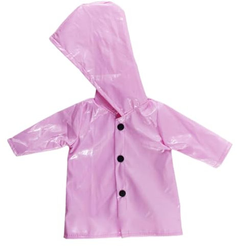 Tadoiooy 18 Zoll Puppenkleidung Regenmantel Puppe Kleidung 14 Regen Jacke Doll Kleidung für 18 Zoll Puppenzubehör