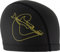CRESSI Senna Swim cap Coated, Cuffia da Nuoto Rivestita in PU Unisex Adulto, Nero/Giallo, Taglia Unica