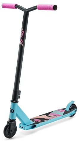 Kinderkraft Solis Trottinette à partir de 5 Ans, Trottinette pour Enfants jusqu'à 100 kg, Trottinette, Frein en Acier, Rose