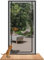 Earrck Cat Screen Door, Reinforced Mesh Screen Door for Introducing New Cats, Keep Pets Indoor & Allow Fresh Air Flow, Scratch Proof, Double-Sided Zipper, Black (Fits Door Size : 110cm x 220cm)