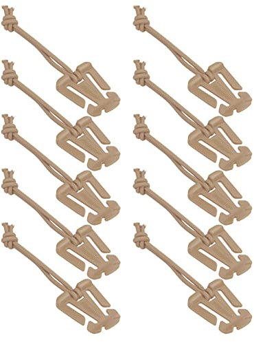 BIGULA Web Dominators avec cordon élastique pour sangles de sac à dos - Clips tactiques
