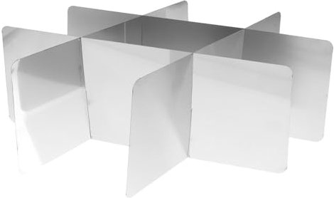 ULTECHNOVO Jiugongge Pot Spicy Hotpot Divided Separator Partition Stainless Steel Pot Dividers for Chinese Style Kitchen Gadget