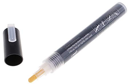 KBOLAE Rotuladores de pintura acrílica, bolígrafos permanentes para pintura y manualidades, color negro