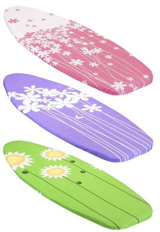Metaltex Ironing Board Cover-2 Layers Foam Rubber and Cotton Fabric, Spring Garden, 116 x 38 cm, Assorted Models
