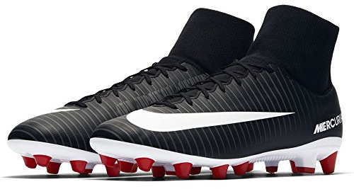 Nike Herren Mercurial Victory Vi Df Agpro Fußballschuhe, Schwarz (Black/White/dk Grey/univ Red)