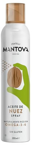 Olio di Noce Spray 200ml - Olio Spray nutraceutico – Salute & Benessere - Sprayleggero – 100% Naturale,100% Leggero, 100% Facile - Con lo spray risparmi fino al 90% di prodotto