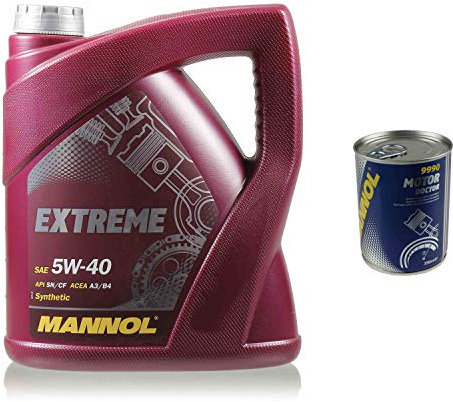4L Motoröl MANNOL Extreme 5W-40 1x Motor Doctor ADDITIV