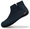 GLERUPS Damen und Herren Indoor und Outdoor Hausschuhe mit Gummisohle (Denim) | Bequeme Slipper-Stiefel für Damen und Herren | Kuschelige Herren und Damen Stiefelpantoffeln