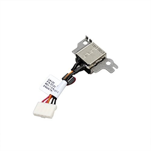ZAHARA DC In Power Jack DC Port Charging Port Cable for DELL Chromebook 11 3180 3181 3189/Latitude 3189 3190 3190 2-in-1 DC30100ZI00 DC30100ZR00 DC30100ZS00 0XNJ46 DC JACK