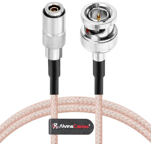 Alvin‘s Cables BNC Stecker vers DIN 1.0/2.3 Mini BNC HD SDI 75 Ohm Kabel für Blackmagic HyperDeck Shuttle 30CM