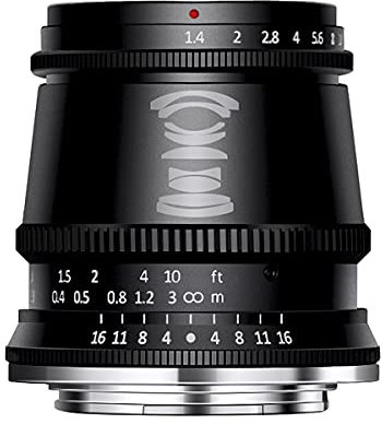 TT Artisan 17mm f 1.4 APS-C Objektiv Anschluss Sony E Mount Weitwinkelobjektiv mit manuellem Fokus, TTAL1714SE, Schwarz