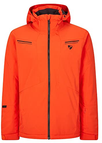 Ziener Herren TAFAR Ski-Jacke/Winter-Jacke | warm, wasserdicht, PFC frei, new red, 48