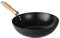 U HOME Wok Stir Fry Pan 28cm, Wooden Handle, Lightweight Carbon Steel, Chef’s Pan, Pre-Seasoned Non-Stick Deep-Frying Pot, for Chinese Japanese and Other Cooking. (Wok Wooden Handle 28cm)