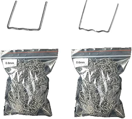 Grapas Soldadura Plastico,HPiano 1000 Pcs Grapas Onduladas,Grapas para Plastico,Plastico Soldadura Reparar,Grapas de Onda Grapadoras de Plástico para Reparación de autos(Forma de Pequeña ola)