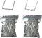 Grapas Soldadura Plastico,HPiano 1000 Pcs Grapas Onduladas,Grapas para Plastico,Plastico Soldadura Reparar,Grapas de Onda Grapadoras de Plástico para Reparación de autos(Forma de Pequeña ola)