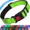 ATETEO Dog Collar, Reflective Dog Collar, Padded Breathable Soft Neoprene Nylon Pet Collar Adjustable for Medium Dogs,Fluorescent Green,M: 13-19.7 inch