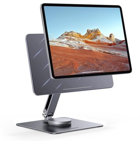 UGREEN Magnetischer Tablet Ständer 360° Drehbar MagSafe Faltbar, Kompatibel Mit iPad Air 10.9'' 4/5. Gen und Pro 11 1/2/3/4. Gen