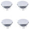 Anillo de Desbordamiento de Fregadero, 4 Pcs Cubierta de Anillo de Rebosadero de Fregaderos, Tapa Redonda de Desbordamiento del Orificio del Fregadero, para Fregadero, Baño, Cocina