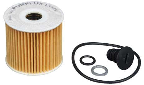 PURFLUX Ölfilter Motorölfilter Filtereinsatz L1145 Kompatibel mit HYUNDAI Tucson TL, TLE, KIA Sportage QL, QLE