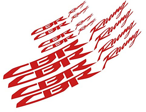 HIMNIL Motorrad Rad Aufkleber Reifen Reflektierende Streifen Aufkleber Felgen Aufkleber Für HRC CBR1000RR CBR600RR CBR650/500/300/250R Felgenaufkleber (Color : A)