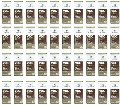 Venessa VDC 15 Trinkschokolade 40 x 1kg mit feinstem Aroma, 15% Premium Kakao/Milchanteil, Kakaopulver für Unternehmen, Gasthäuser, Restaurants, Hotels, alle Vending geeignet