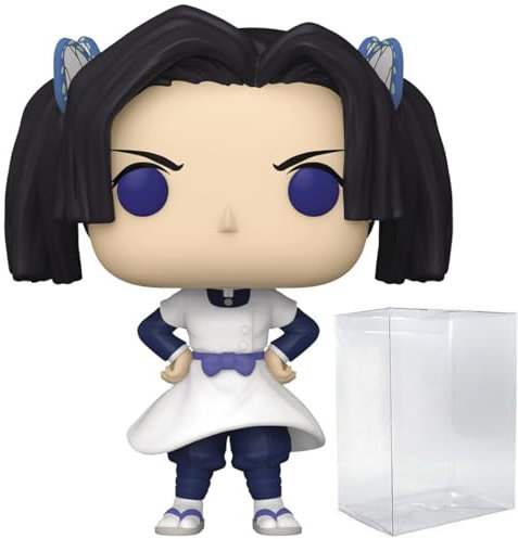 POP Anime: Demon Slayer - Kimetsu no Yaiba - Aoi Kanzaki Limited Edition Chase Funko Vinyl Figure (Bundled with Compatible Box Protector Case), Multicolor, 3.75